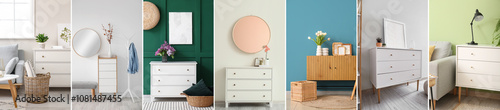 Group of stylish chest of d...