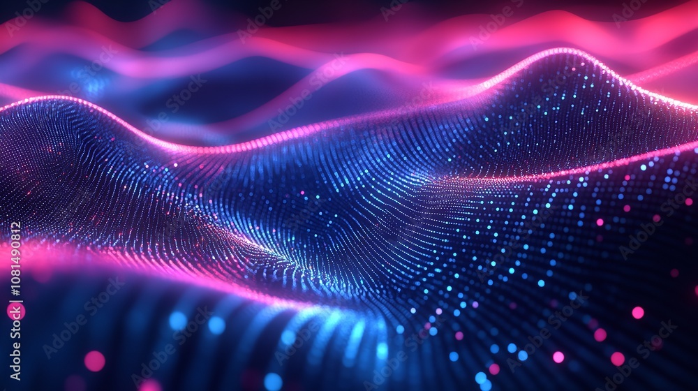 Neon Cityscape: Futuristic Digital World Neon Cityscape: Futuristic Digital World