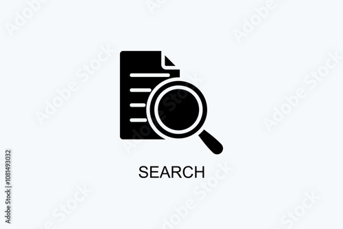 Search Vector Icon Or Logo Illustration