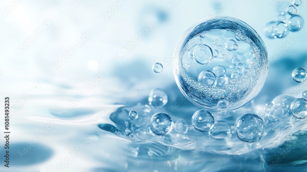 Water Bubbles Abstract Water Bubbles Abstract