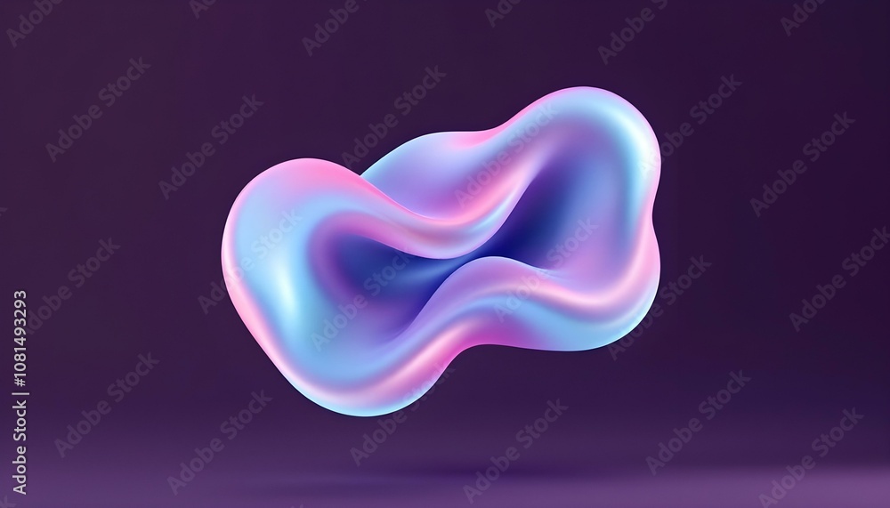 3d fluid abstract metallic holographic colored shape cutout background. Abstract curved wave shape 3d render on pink foil background. Dynamic and colorful curves on dark backgrounds 3d fluid abstract metallic holographic colored shape cutout background. Abstract curved wave shape 3d render on pink foil background. Dynamic and colorful curves on dark backgrounds