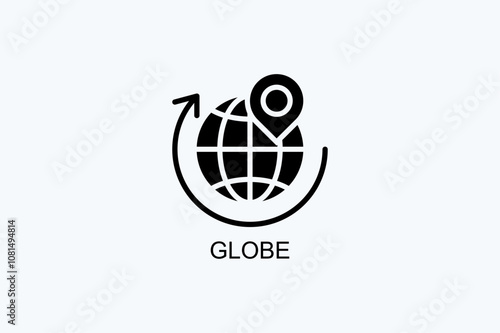Globe Vector Icon Or Logo Illustration