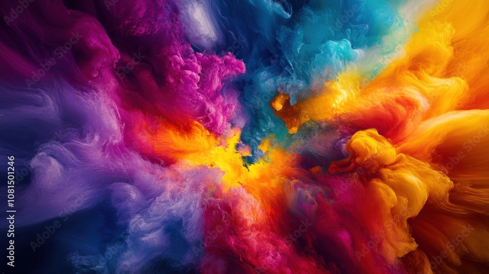 Abstract Colorful Explosion Abstract Colorful Explosion