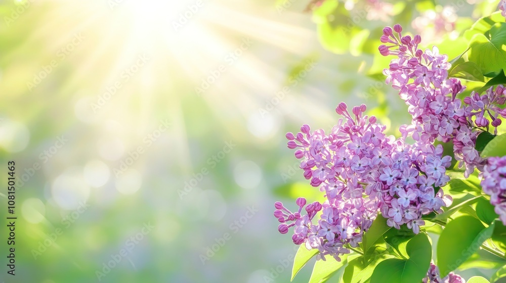 A purple flower with a green stem. The flower is in the sun A purple flower with a green stem. The flower is in the sun