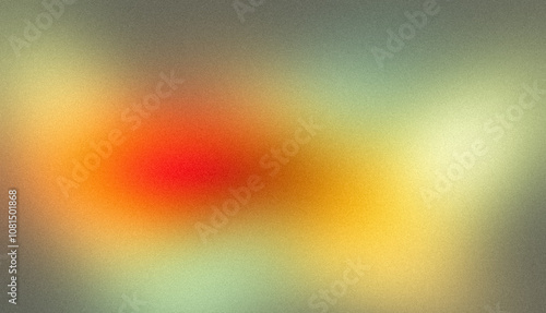 Abstract colorful grainy backgrounds. Retro smooth noisy orange green color gradient, vibrant colors flow, glowing, soft, bright, shine, noise texture background