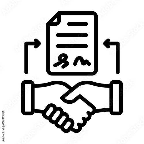 Legal Agreement Icon
