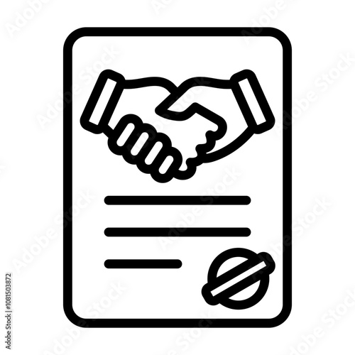 Settlement Agreement Icon