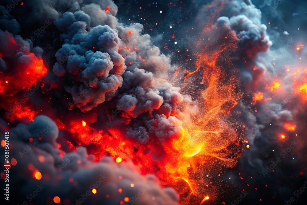 a picture of a volcano with a fire in it a picture of a volcano with a fire in it