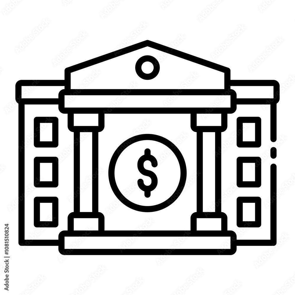 Bank Building icon Bank Building icon