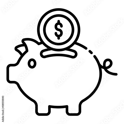 Piggy Bank Savings icon
