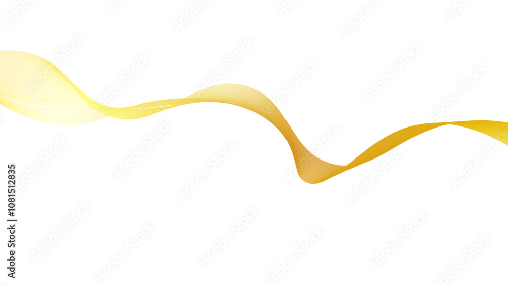 Abstract Gold Wave Design Element. Glowing Smooth Wavy Line. Abstract motion of curve lines, light shiny, glow effect. Element graphic design for technology banner template, wallpaper background Abstract Gold Wave Design Element. Glowing Smooth Wavy Line. Abstract motion of curve lines, light shiny, glow effect. Element graphic design for technology banner template, wallpaper background