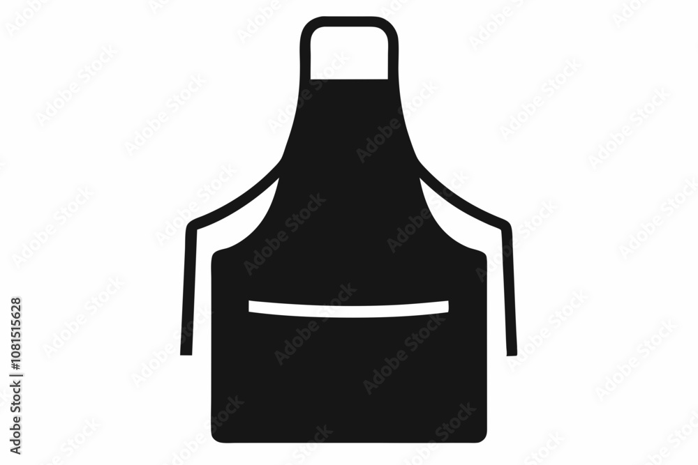 Apron vector, Silhouette of kitchen apron vector illustration, Apron icon vector Apron vector, Silhouette of kitchen apron vector illustration, Apron icon vector