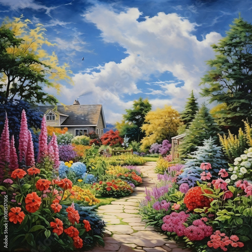 flowers in the garden