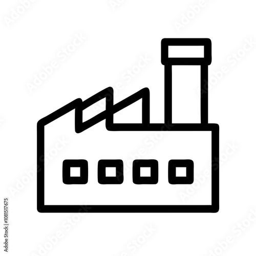Manufacturing Plant Process Pictogram