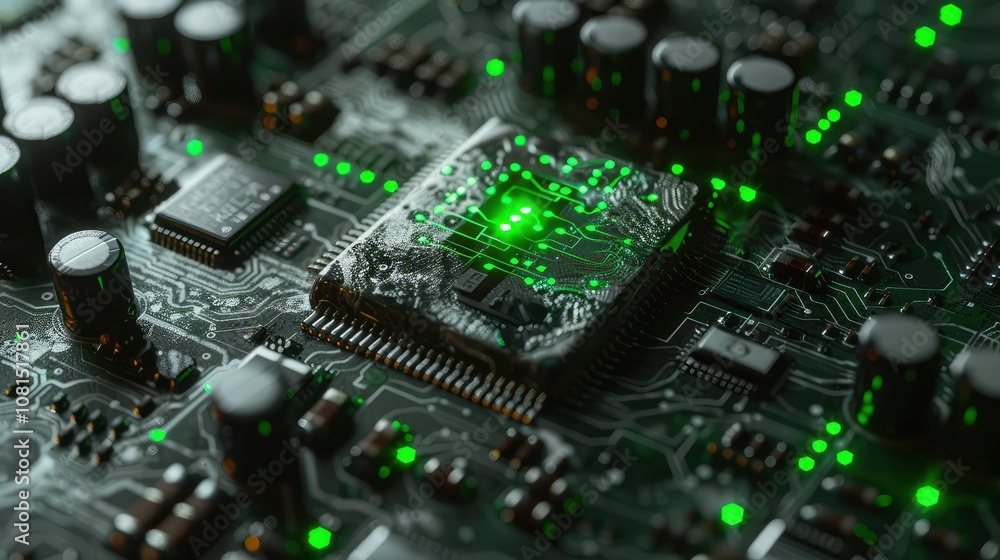 Modern technology, innovation and electronic computer circuit background Modern technology, innovation and electronic computer circuit background