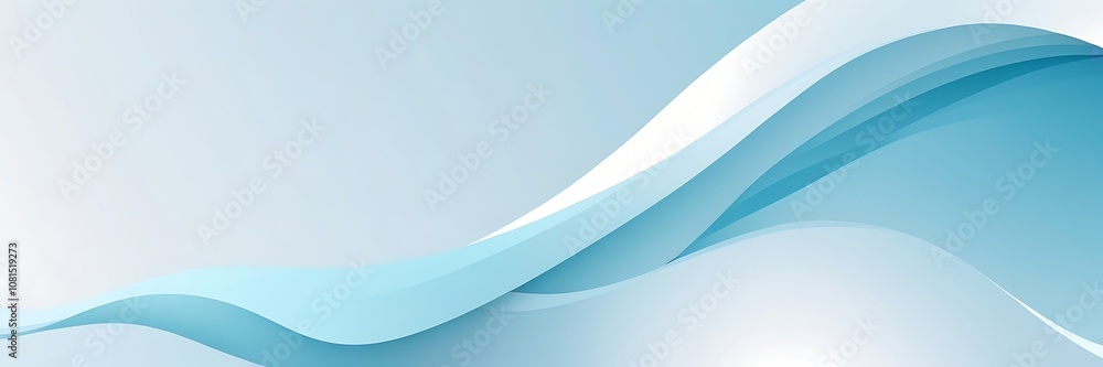 Serene Blue Wave Gradient - Minimalist Abstract Design Serene Blue Wave Gradient - Minimalist Abstract Design