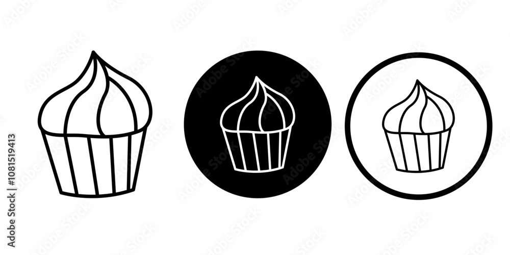Happy birthday vectors icon set Happy birthday vectors icon set