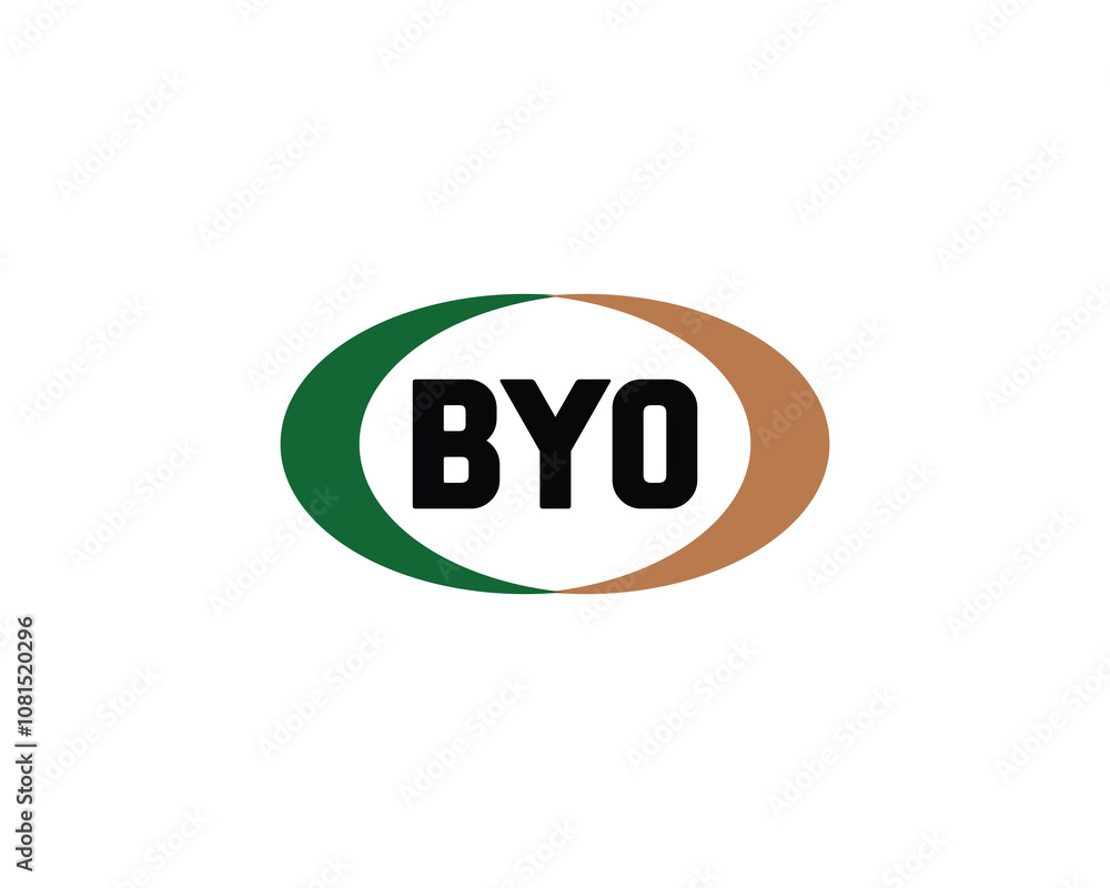 BYO logo design vector template. BYO BYO logo design vector template. BYO