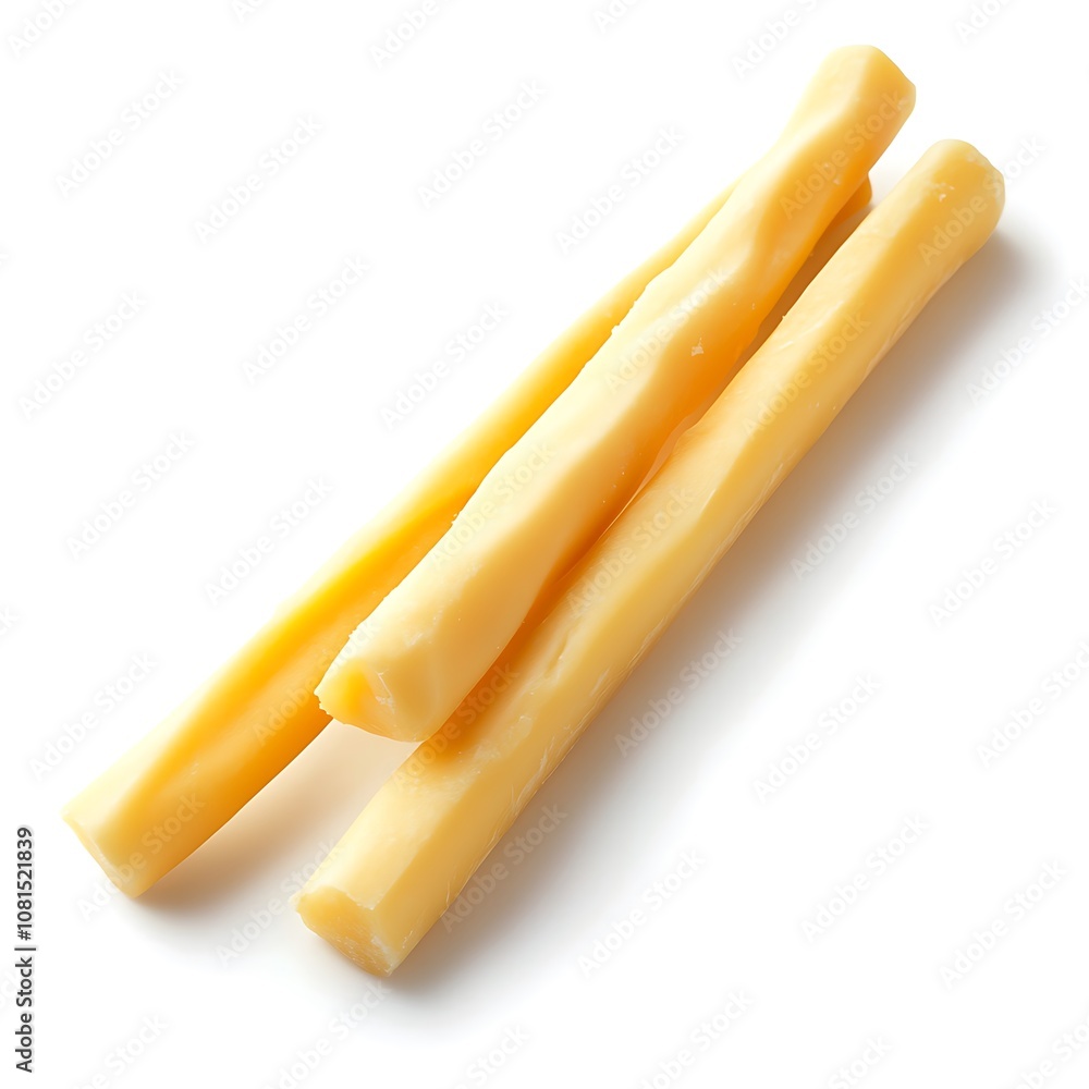 Cheese stick on a white background Cheese stick on a white background