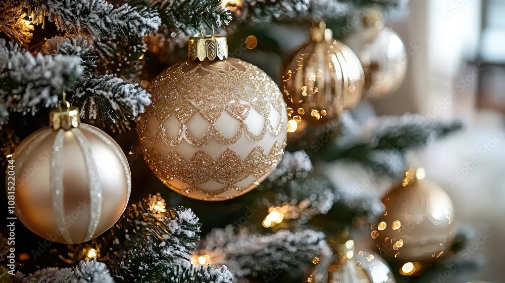 Transform your holiday decor with a stunning gold metallic christmas tree adorned in white and cream accents Transform your holiday decor with a stunning gold metallic christmas tree adorned in white and cream accents