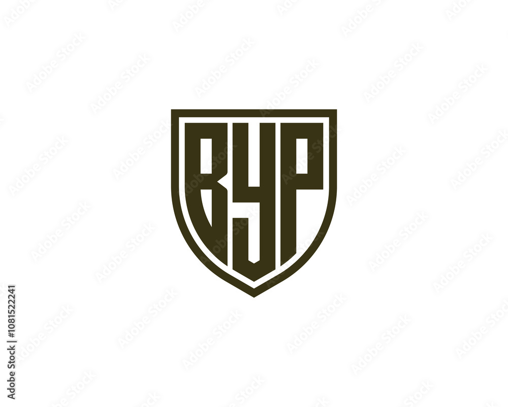 BYP logo design vector template. BYP BYP logo design vector template. BYP