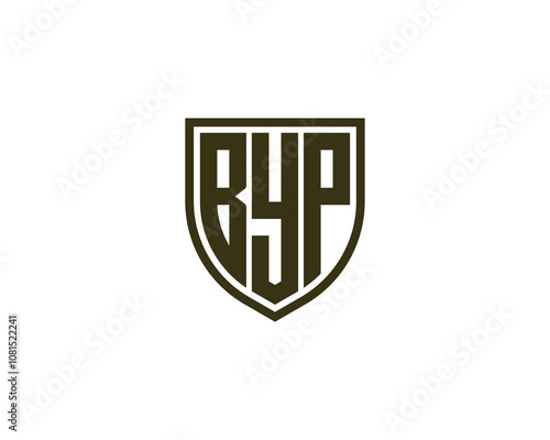 BYP logo design vector template. BYP