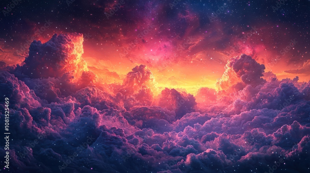 Explore the surreal nebula formation in outer space featuring vivid clouds and cosmic beauty Explore the surreal nebula formation in outer space featuring vivid clouds and cosmic beauty
