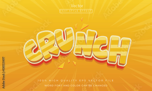Crunch text effect
