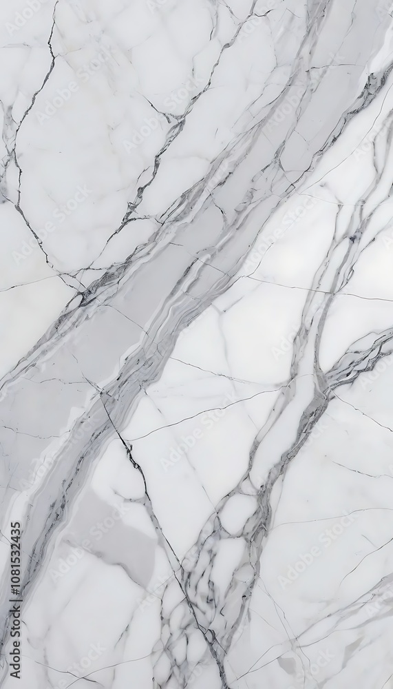 Polished Marble Background with White and Light Gray Veining for an Elegant Look Polished Marble Background with White and Light Gray Veining for an Elegant Look
