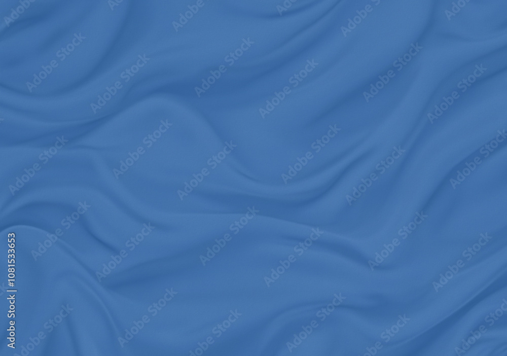 Obraz premium 揺れる青色の布模様,Swaying blue cloth