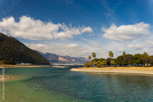 海浜公園の景色（大分県大分市） photo