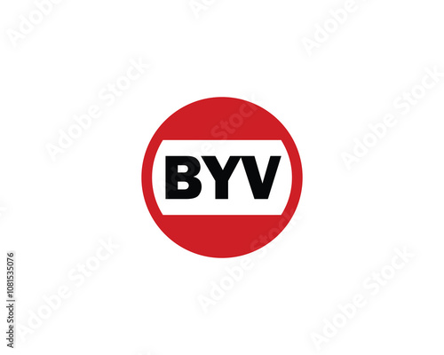 BYV Logo design vector template. BYV photo