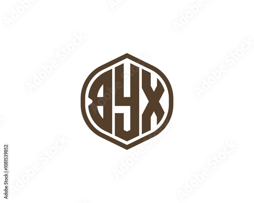 BYX Logo design vector template. BYX