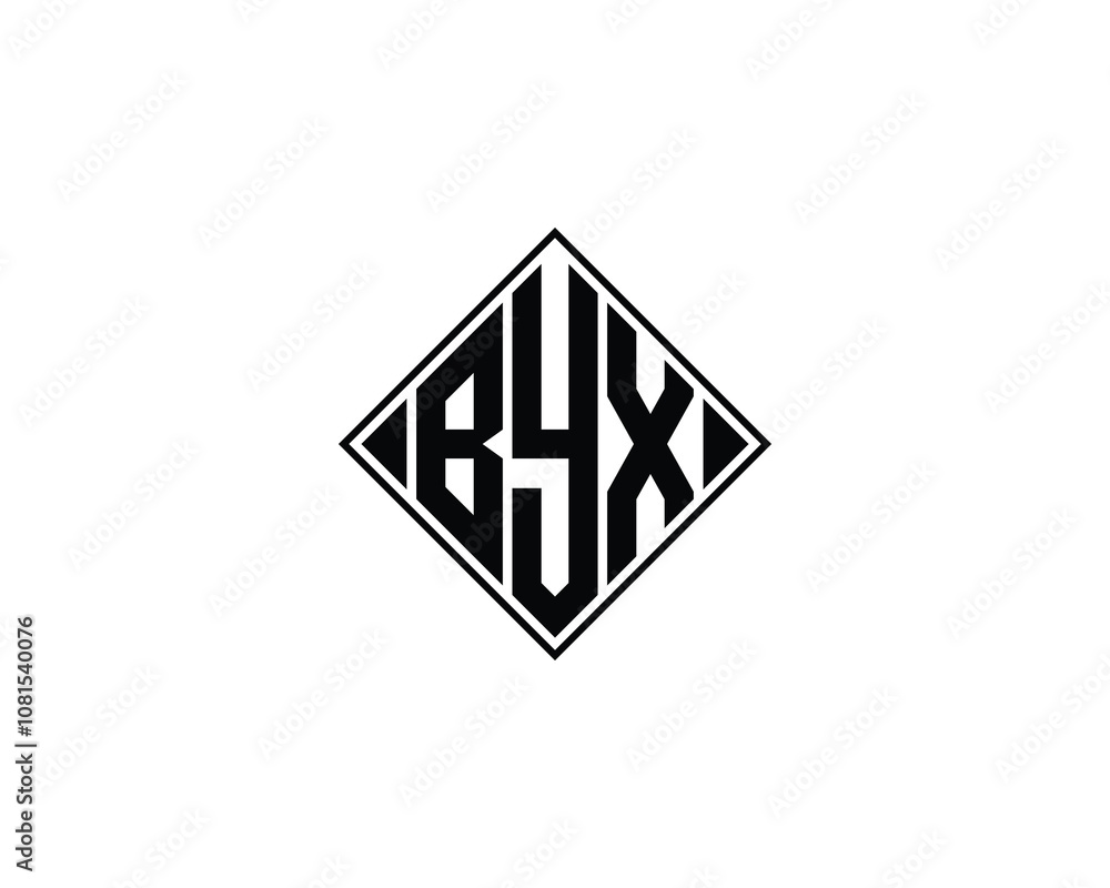 BYX Logo design vector template. BYX BYX Logo design vector template. BYX