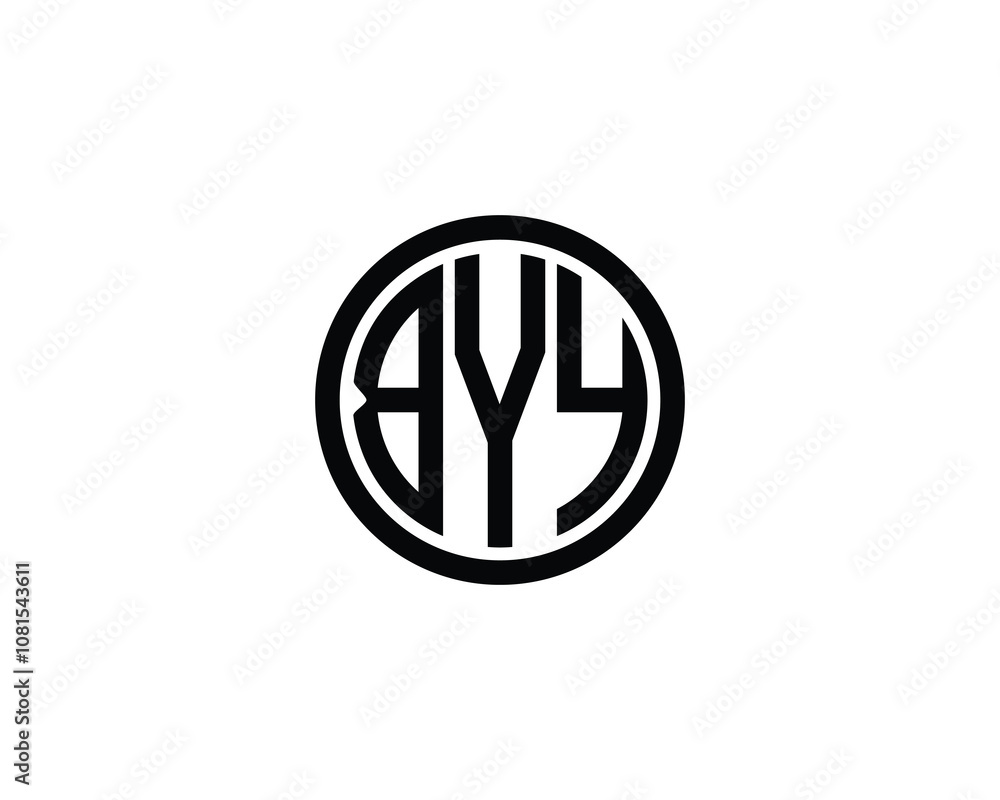 BYY Logo design vector template. BYY BYY Logo design vector template. BYY