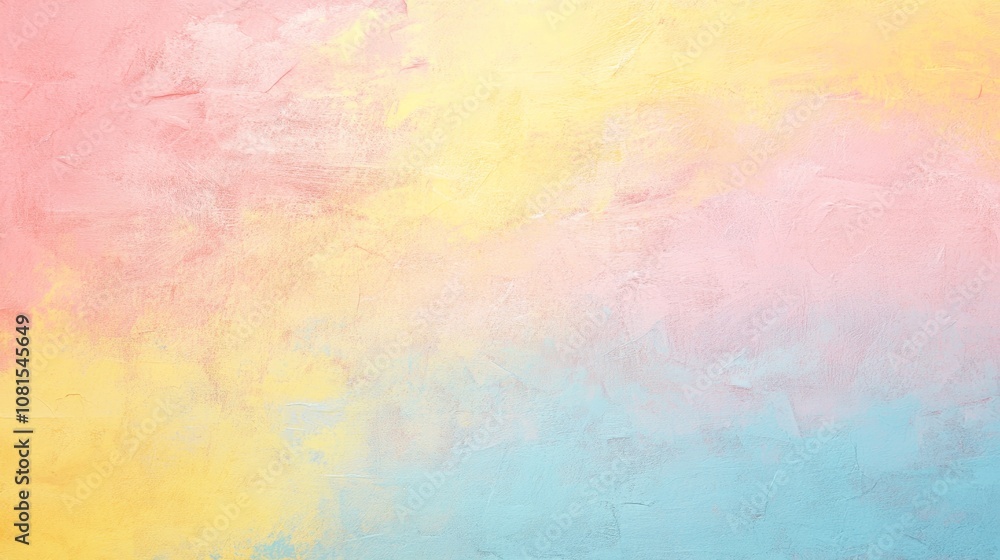 Soft Pastel Gradient in Light Pink Yellow and Blue Soft Pastel Gradient in Light Pink Yellow and Blue