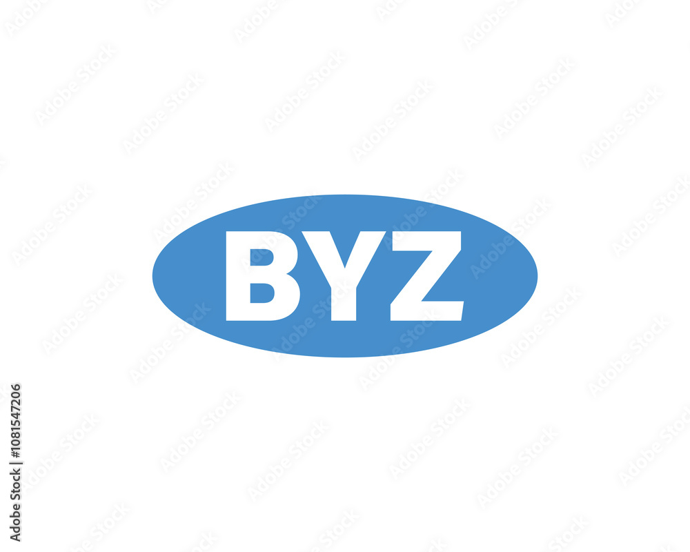 BYZ logo design vector template. BYZ BYZ logo design vector template. BYZ