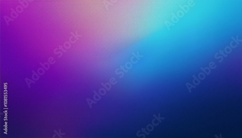 Abstract background, Tyrian purple and UA blue gradient background with light leak and grainy texture.