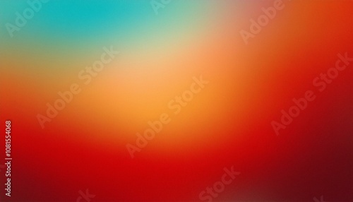 Abstract background, Topaz and Tractor red gradient background with light leak and grainy texture.