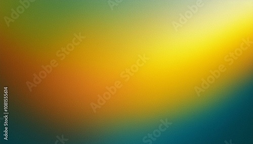 Abstract background, Stil de grain yellow and Stizza gradient background with light leak and grainy texture.