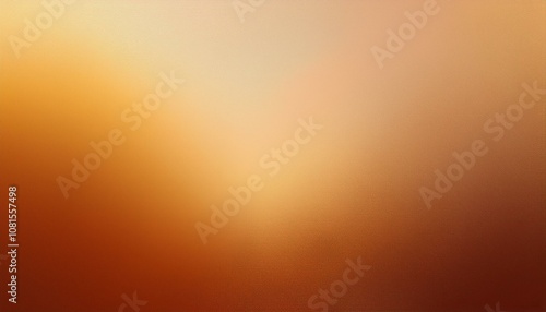 Abstract background, Sandy brown and Sandy taupe gradient background with light leak and grainy texture.