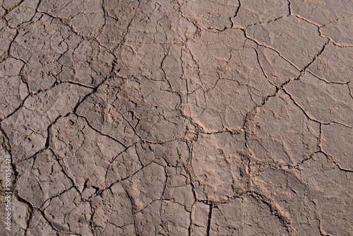 Textura de tierra árida y seca