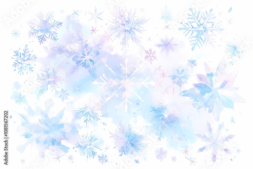 Beautiful snowflakes