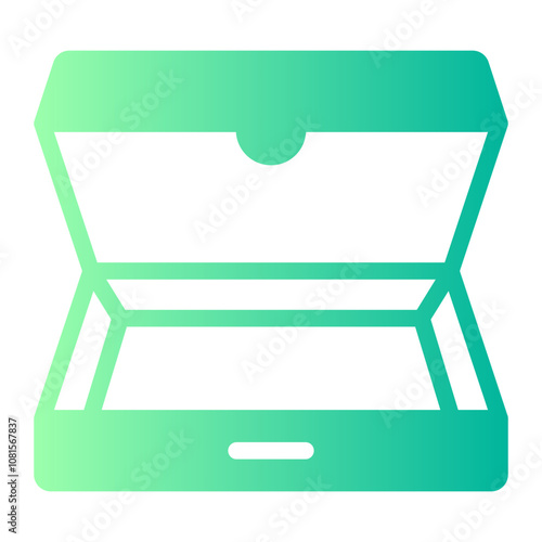 pizza box Gradient icon