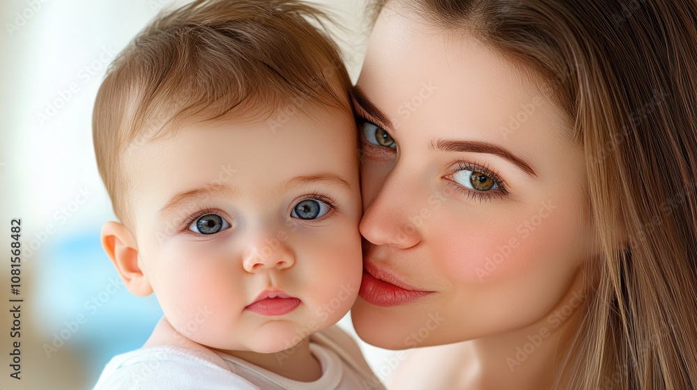 Mother s Love Tender Moment Between Mom and Baby Mother s Love Tender Moment Between Mom and Baby