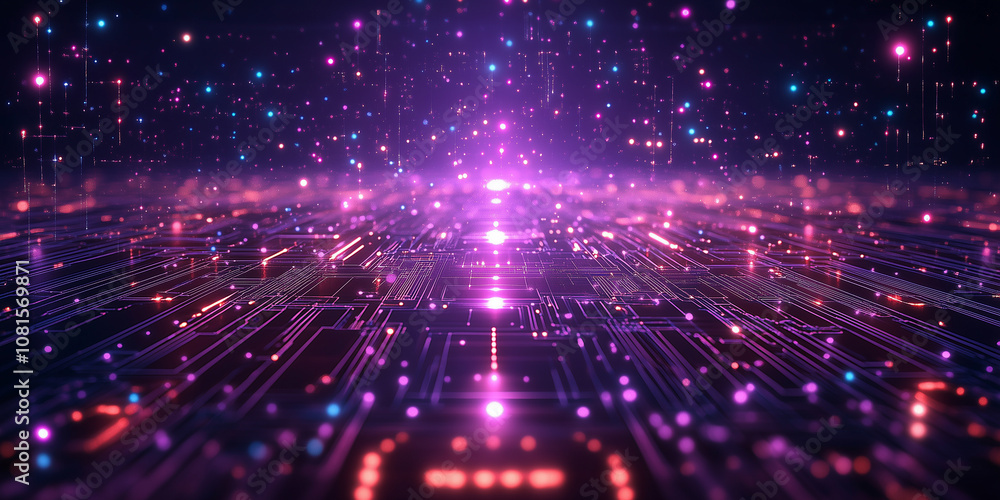 Fototapeta premium Technology graphic design abstract background