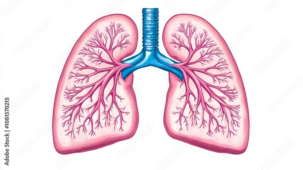 Human Respiratory System Lungs Anatomy Illustration Medical Science Healthcare Human Respiratory System Lungs Anatomy Illustration Medical Science Healthcare