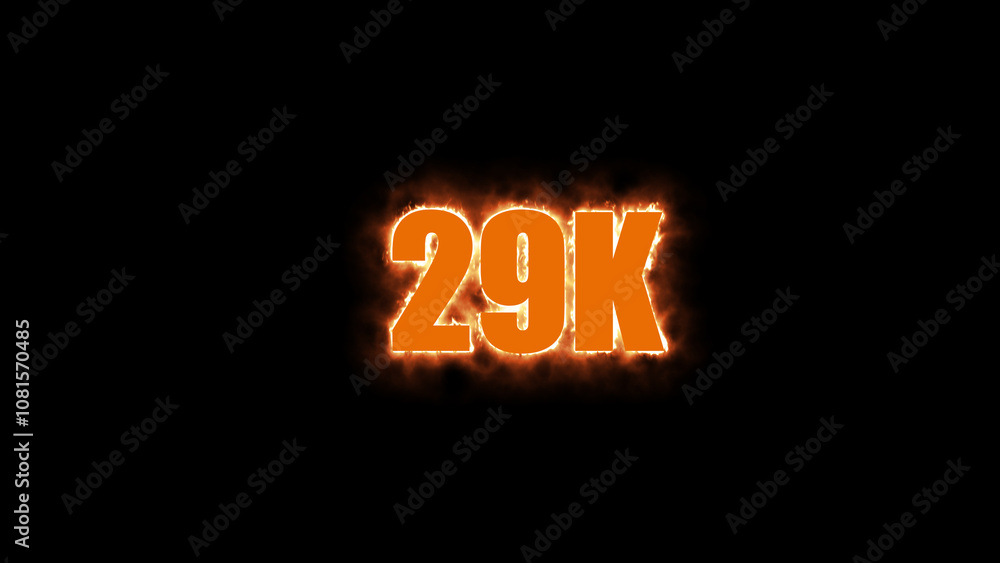 1K to 100k text illustration. Neon pink Color on dark Background. Electric lighting text with animation on black background, 1K to 100k text illustration. Neon pink Color on dark Background. Electric lighting text with animation on black background,