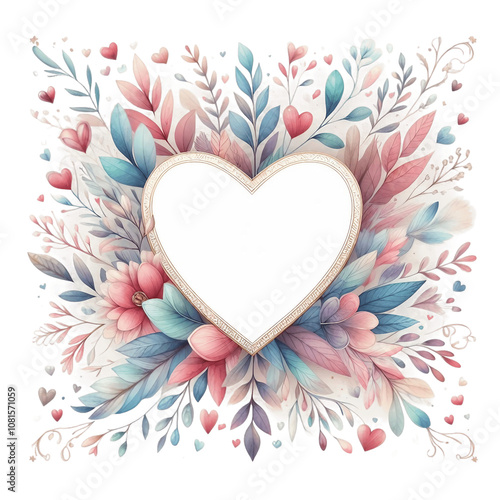 Valentine frame image