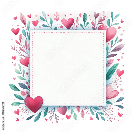 Valentine frame image